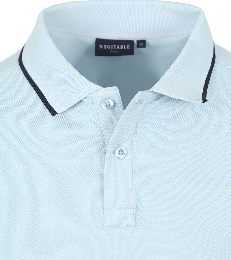Suitable Respect Poloshirt Tip Ferry Hellblau   - Größe XXL günstig online kaufen