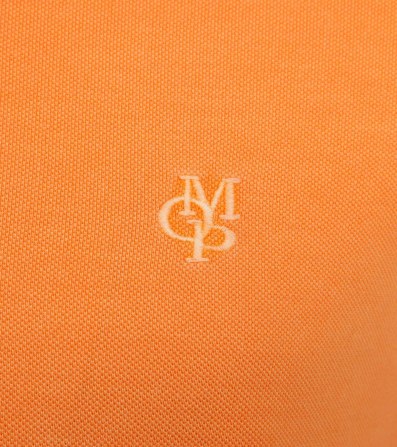 Marc O'Polo Poloshirt Garment Dyed Papaya Orange - Größe L günstig online kaufen