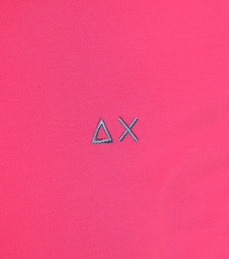 Sun68 Poloshirt Small Stripe Collar Rosa - Größe XL günstig online kaufen