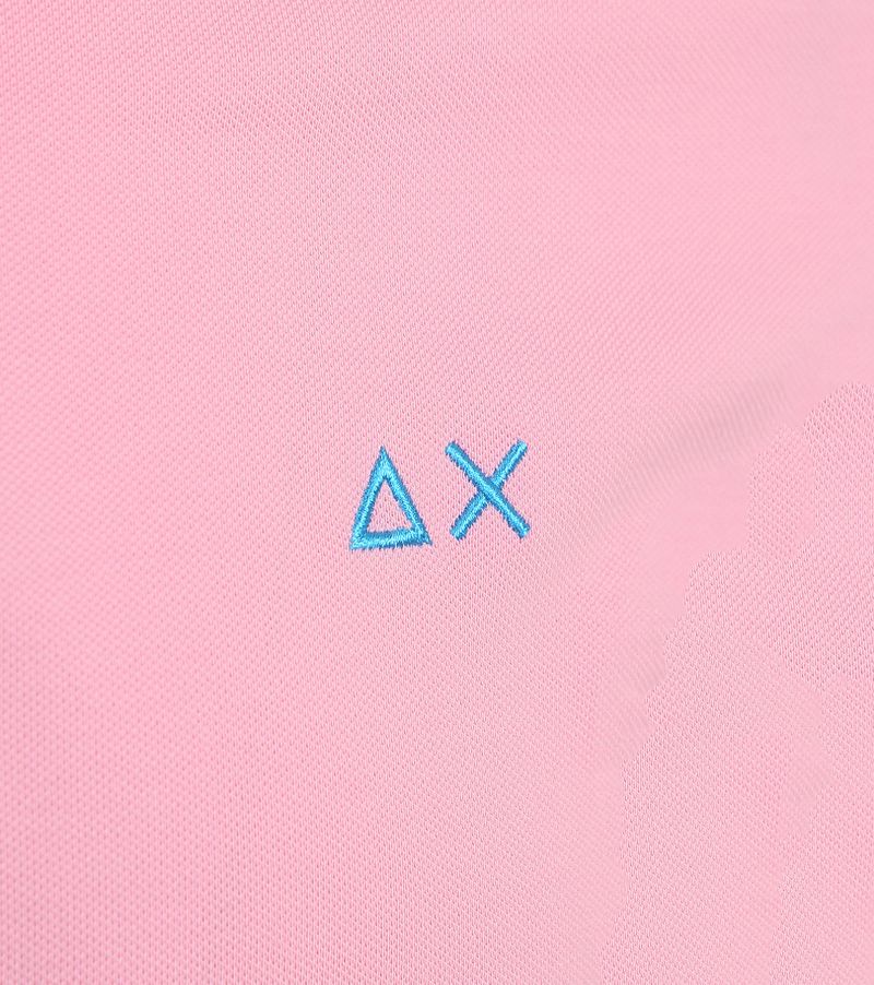 Sun68 Poloshirt Small Stripe Collar Hellrosa - Größe L günstig online kaufen