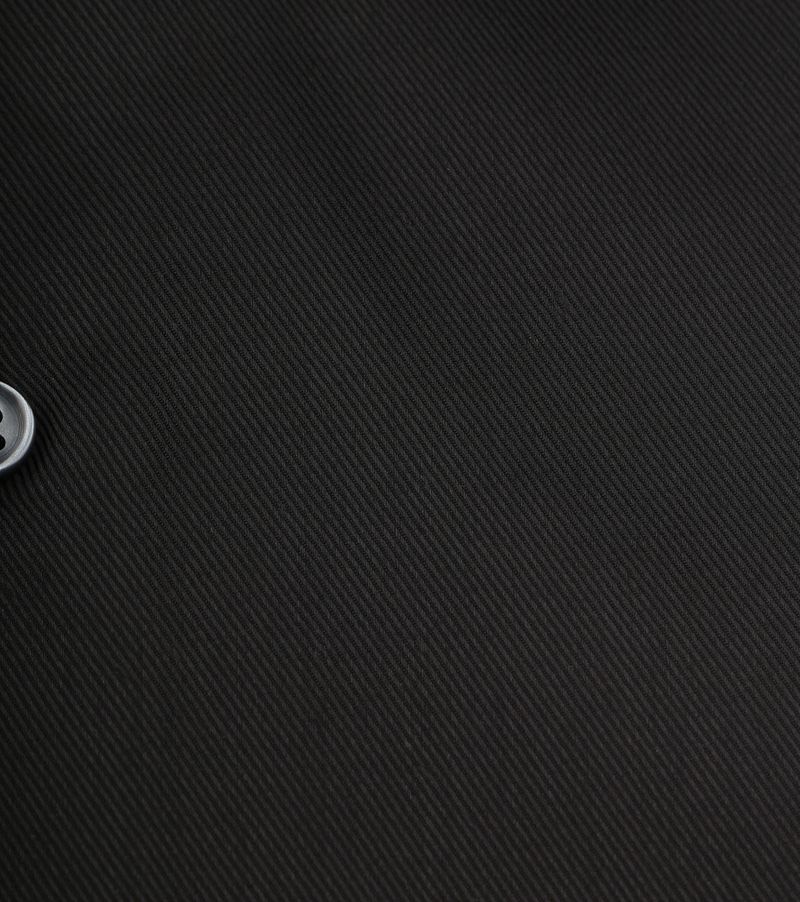Suitable Hemd Extra Lange Ärmel Twill Schwarz - Größe 44 günstig online kaufen