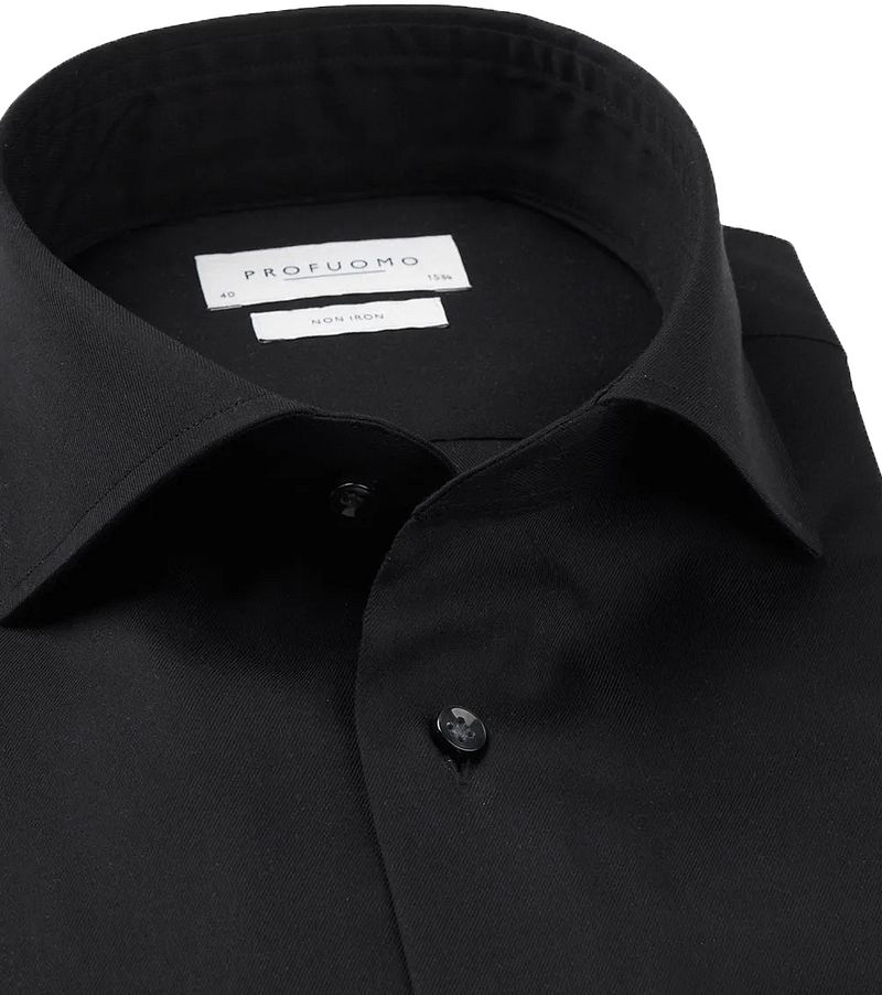 Profuomo Bügelfrei Hemd Schwarz - Größe 45 günstig online kaufen