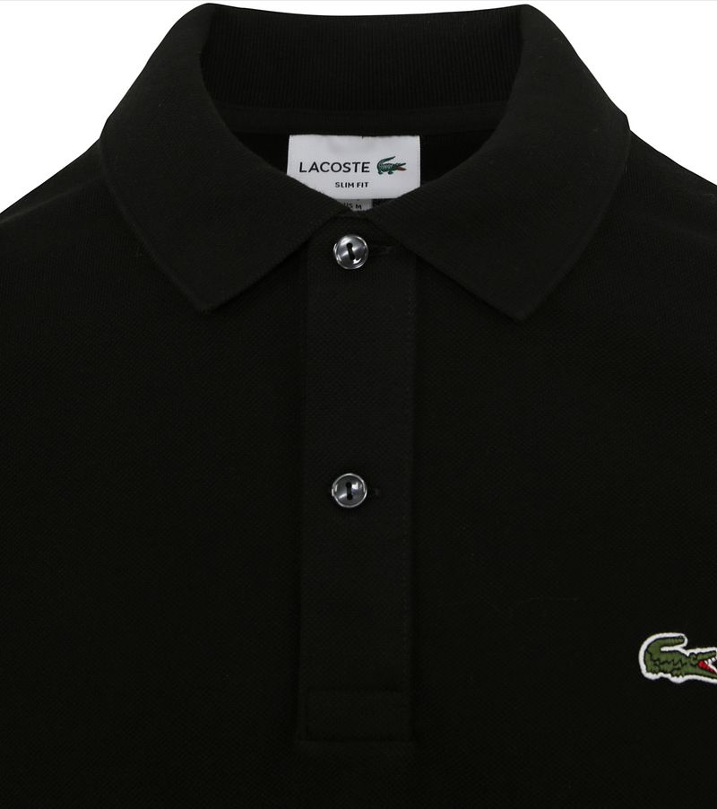Lacoste Poloshirt Pique Schwarz - Größe XXL günstig online kaufen