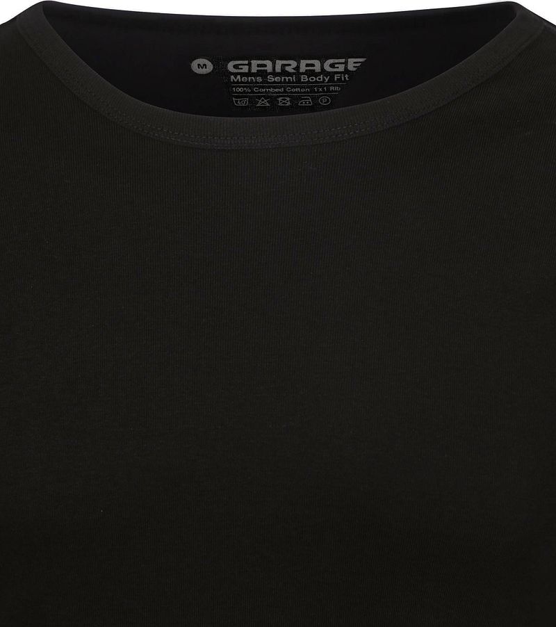 Garage Basic T-shirt Longsleeve Schwarz - Größe M günstig online kaufen