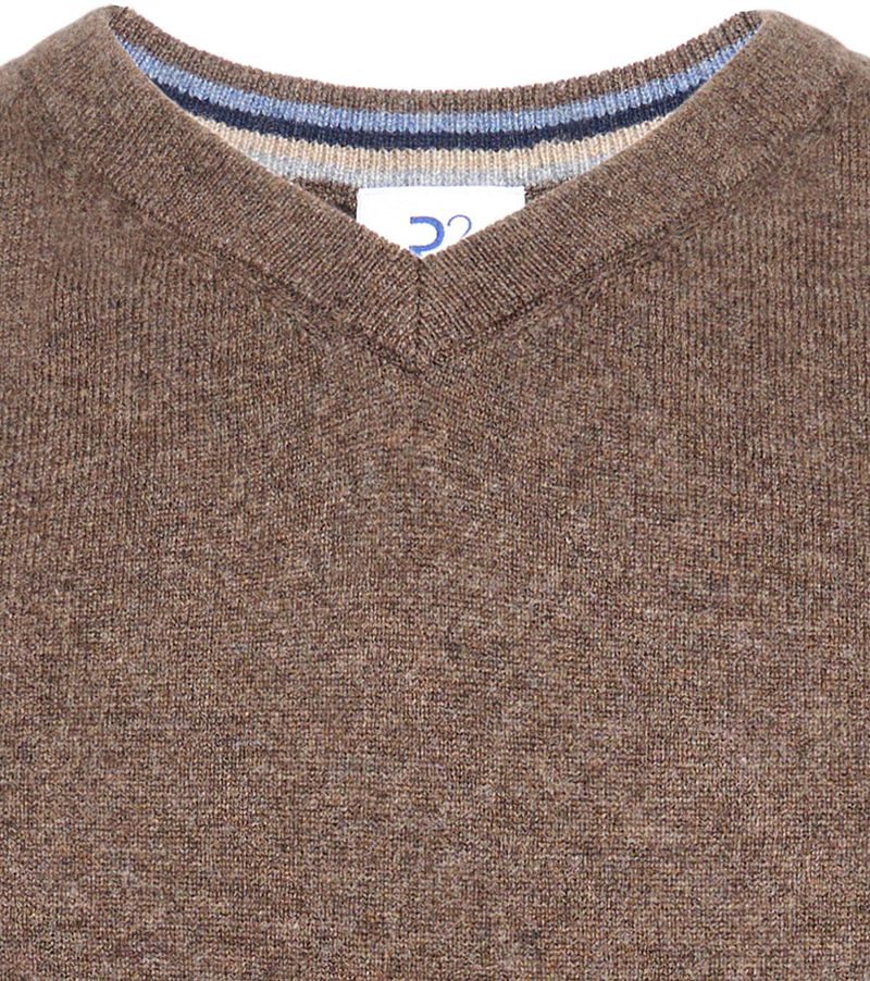 R2 Pullover Merino Wool Taupe - Größe 3XL günstig online kaufen