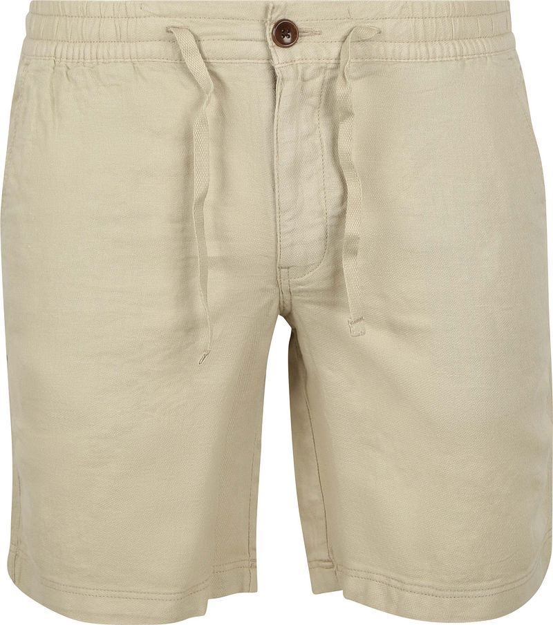 Superdry Shorts Linen Merchant Abbey Stone - Größe XXL