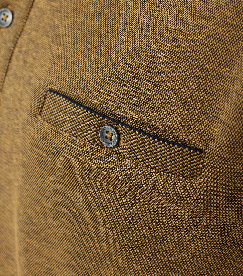 Casa Moda Poloshirt Long Sleeves Gelb - Größe M günstig online kaufen