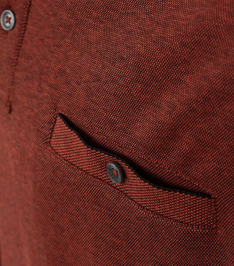 Casa Moda Poloshirt LS Dunkelrot - Größe M günstig online kaufen