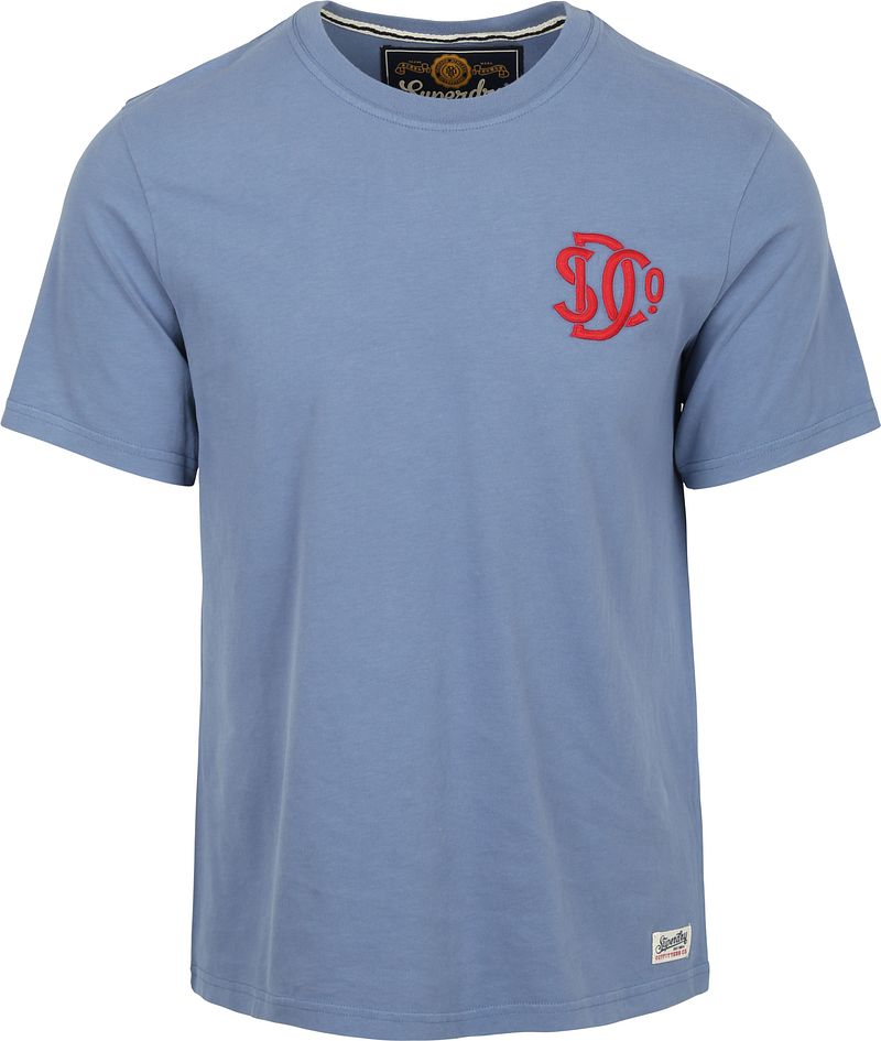 Superdry Neon Relaxed T-Shirt Blauw