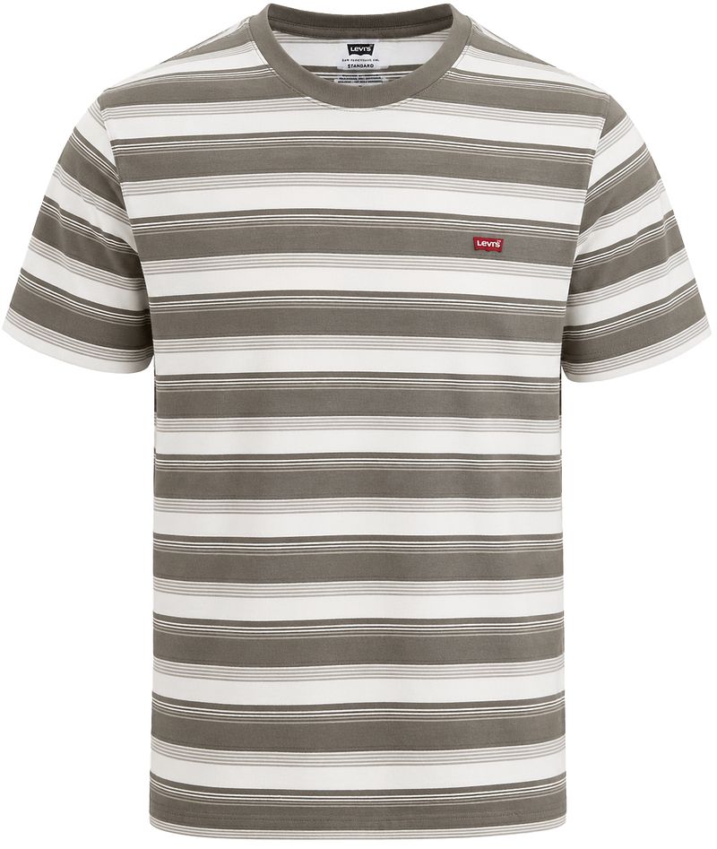 Levi's T-Shirt Bruin Streep