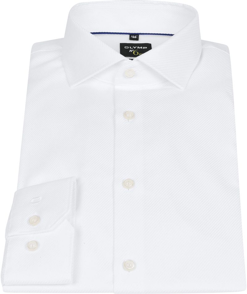 OLYMP No'6 six Hemd Skinny Fit Weiß - Größe 38 günstig online kaufen