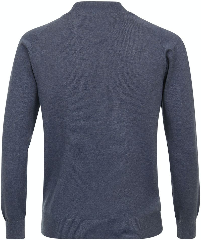 Casa Moda Strickjacke Zip Blau - Größe 4XL günstig online kaufen