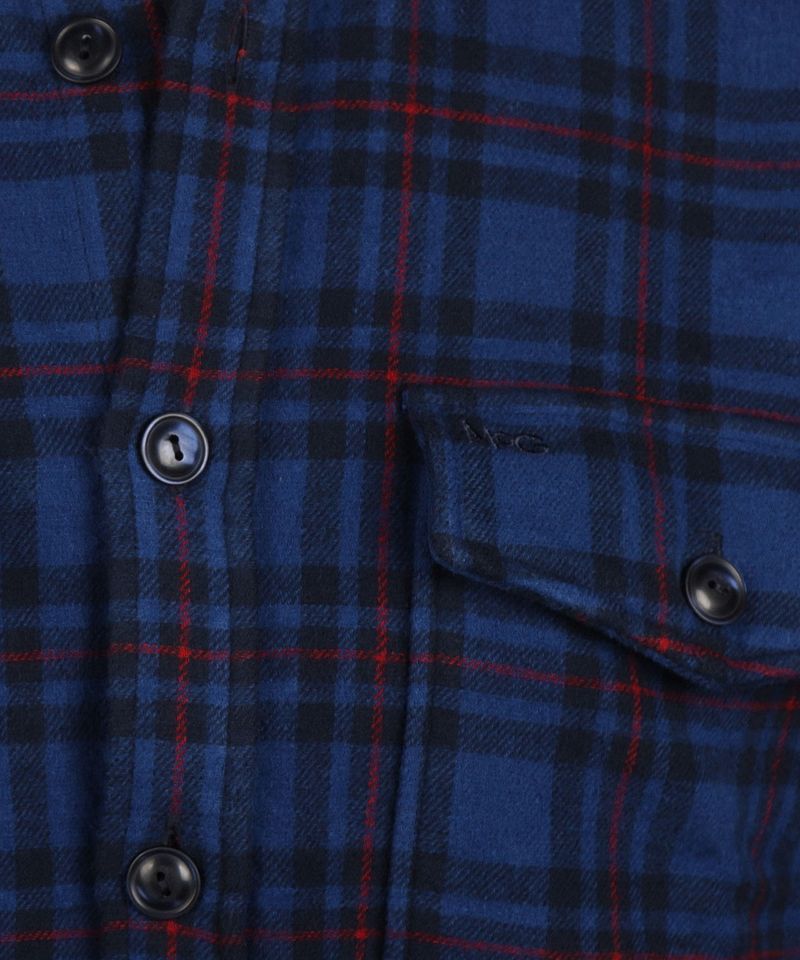 McGregor Hemdjacke Tartan Karos Dunkelblau - Größe XL günstig online kaufen