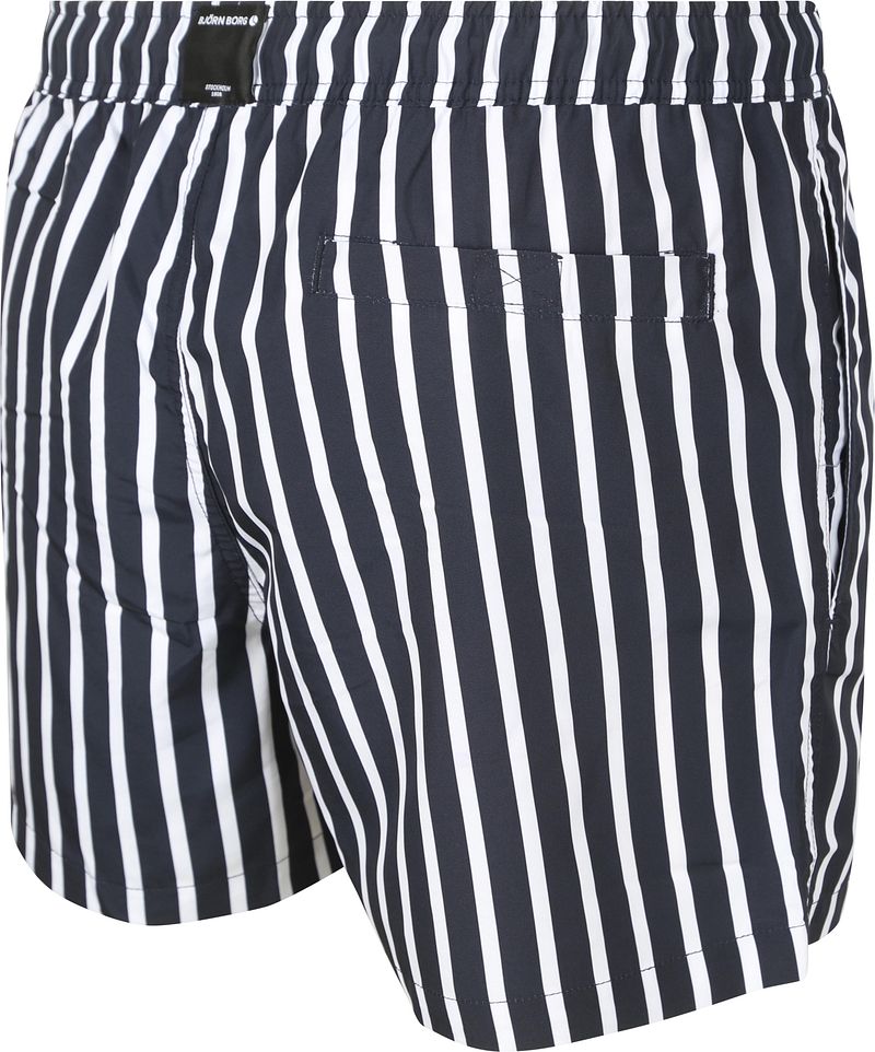Bjorn Borg Badeshorts Streifen Navy - Größe L günstig online kaufen