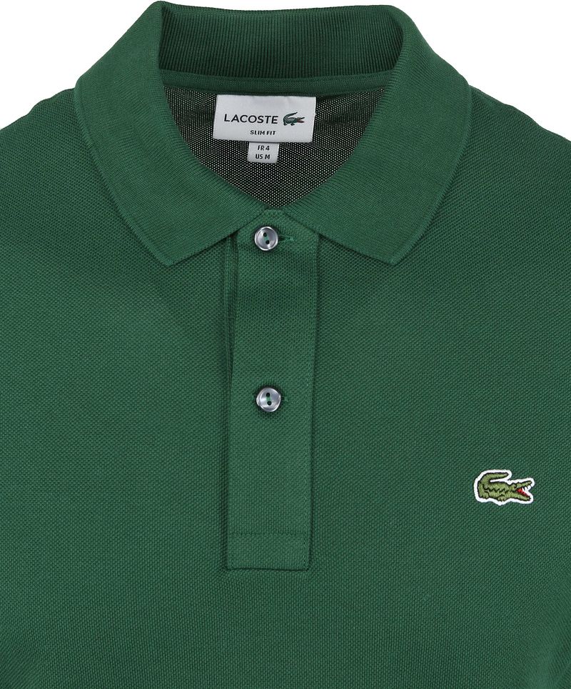 Lacoste Poloshirt Pique Grun - Größe L günstig online kaufen