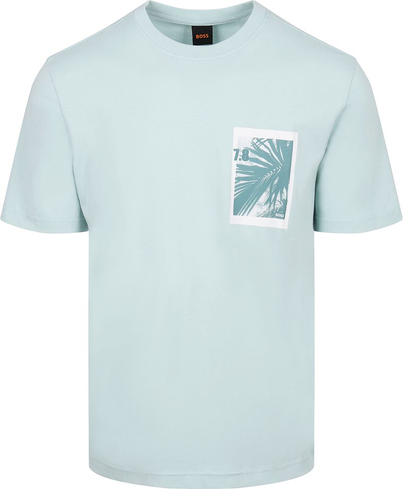 BOSS T-shirt Te Board Aqua - Größe M günstig online kaufen