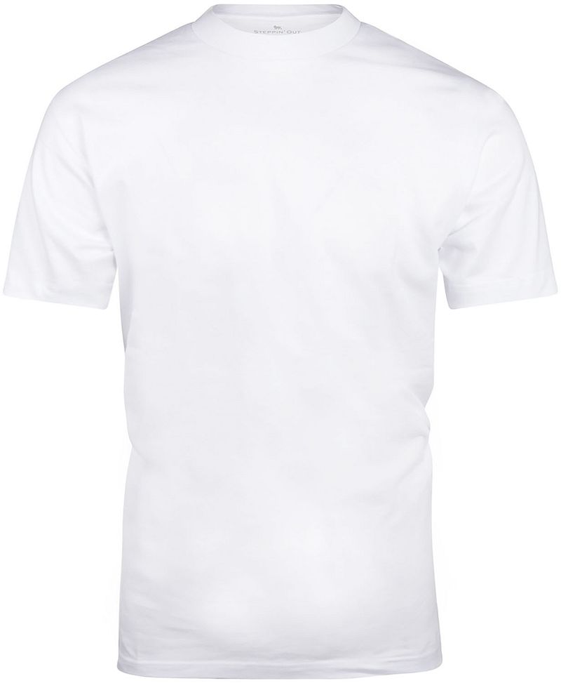 Steppin' Out T-Shirt Rundhals 2-Pack Weiß - Größe M