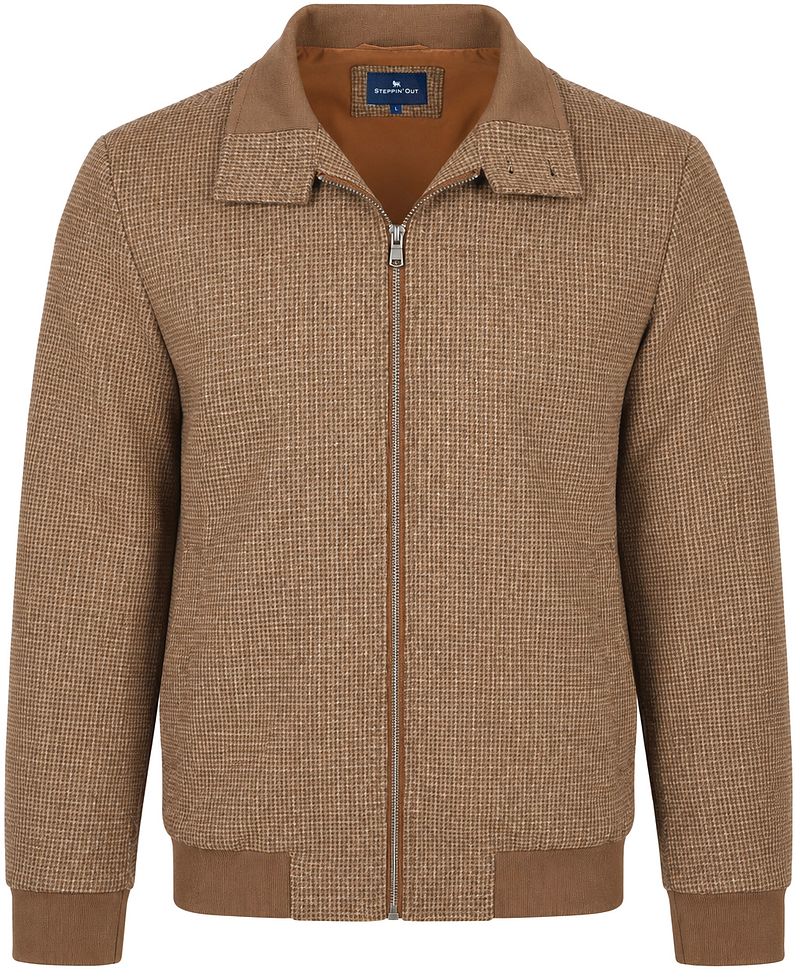 Steppin' Out Herritage Jack Wool Blend Pepita Bruin