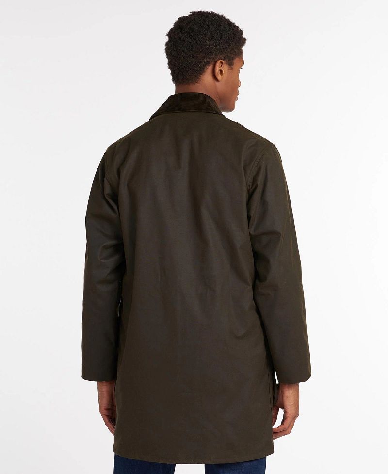 Barbour Northumbria Wachsjacke Grün - Größe 46 günstig online kaufen