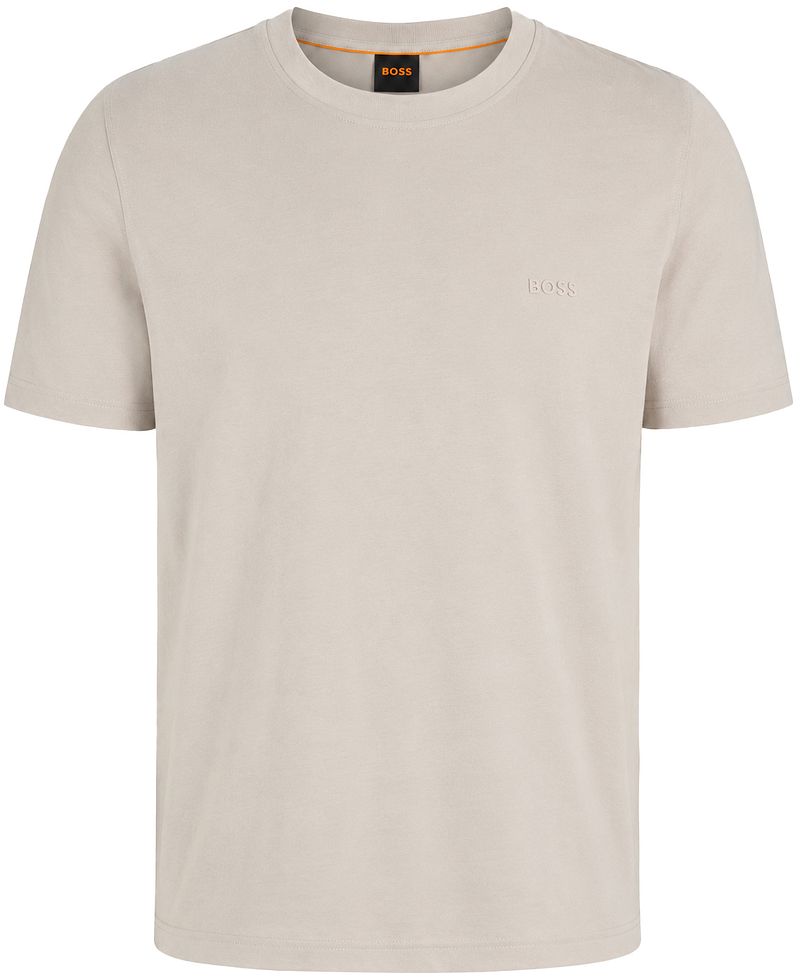 Boss T-shirt Interlock Beige
