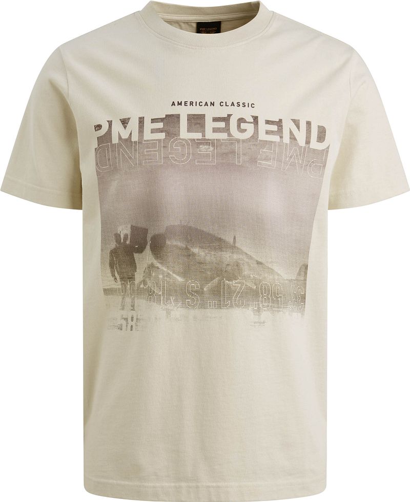 PME Legend T-Shirt Heavy Jersey Artwork Ecru - Größe L günstig online kaufen