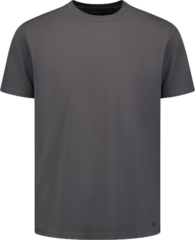 No-Excess T-Shirt Solid Basic Dark Steel - Größe M günstig online kaufen