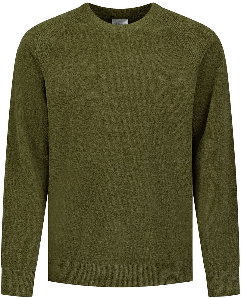 No Excess Trui Chenille Olive