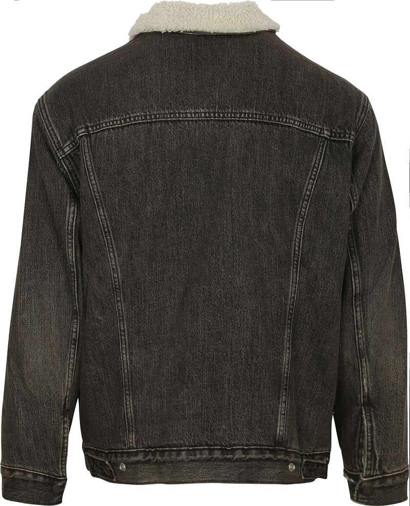 Levi's Sherpa Jacke Denim Anthrazit - Größe M günstig online kaufen