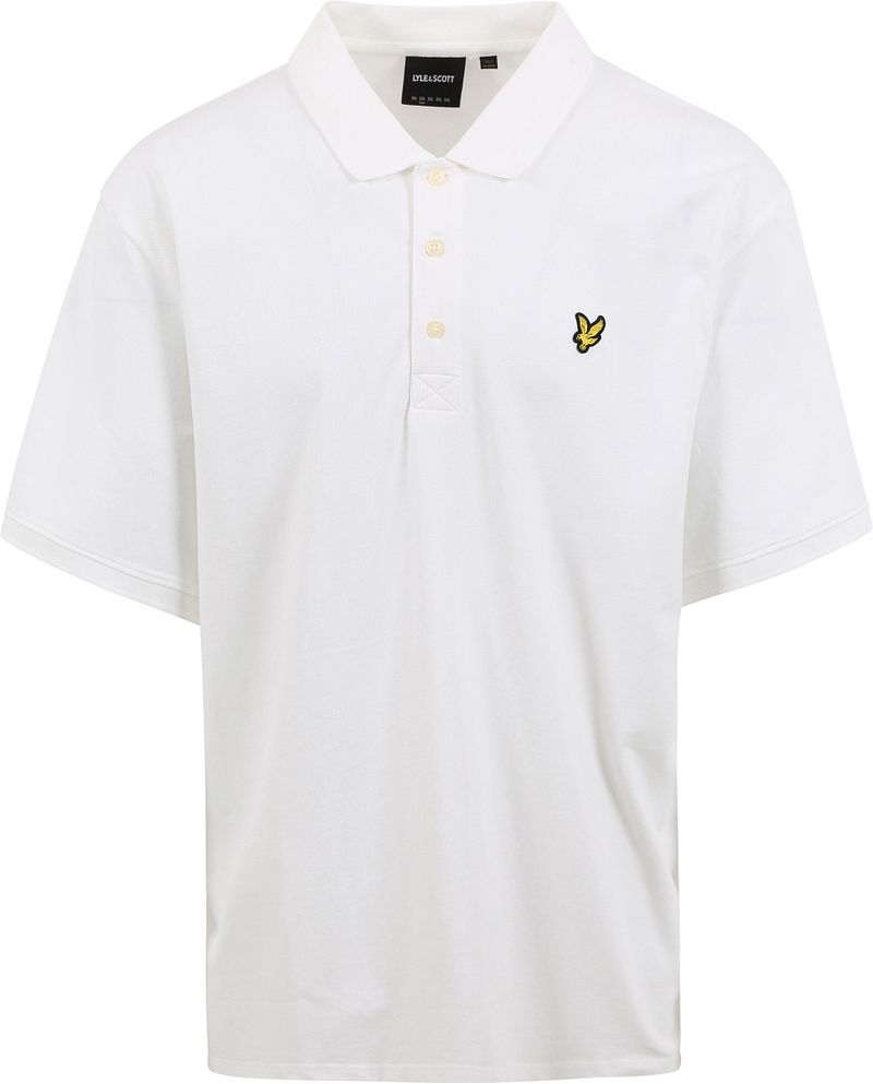 Lyle and Scott Plussize Polo Weiß - Größe XXL