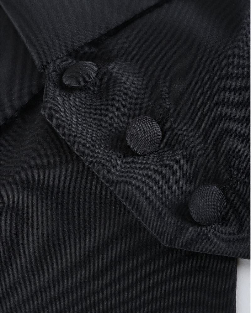 Frackweste Schwarz - Größe L günstig online kaufen