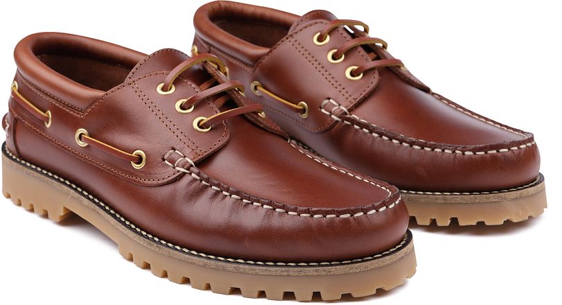 Suitable Deck Shoes Leather Brown