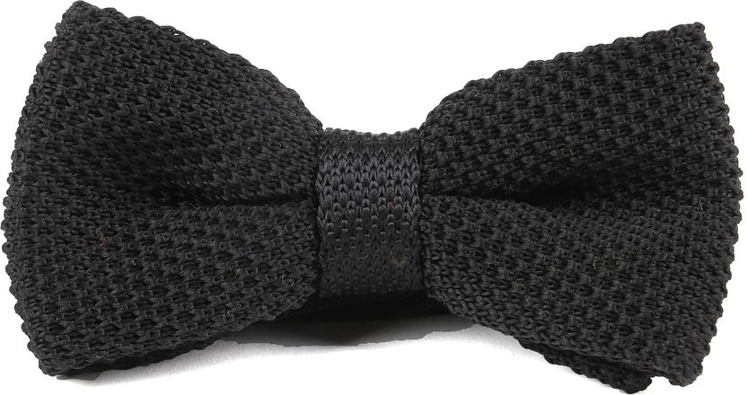 Suitable Knitted Smoking Fliege Schwarz
