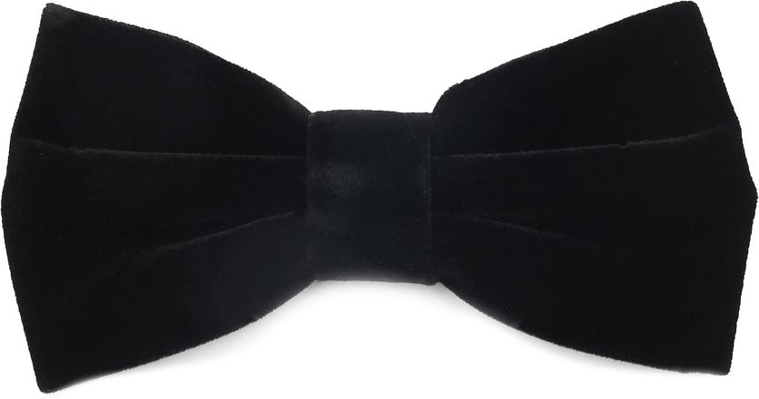 Suitable Stickad Sammet Svart