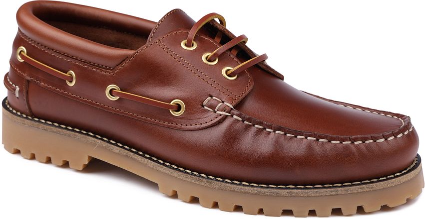 Suitable Deck Shoes Leather Brown