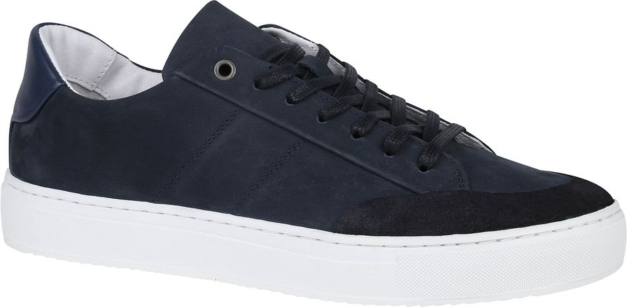 Suitable Nubuck Skave Sneaker Mörkblå