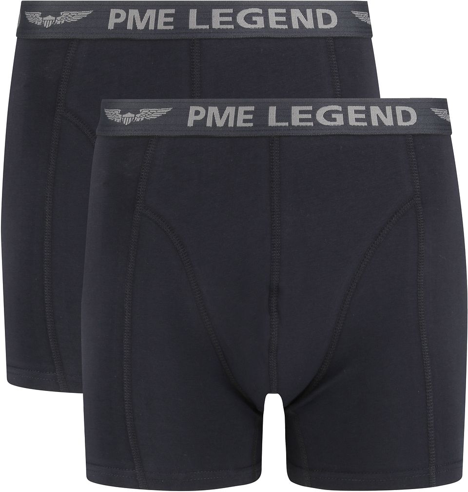 Boxershorts 2-Pack Enfärgade