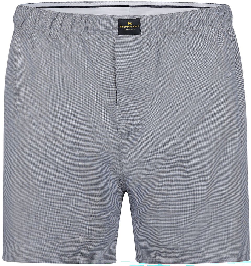 Boxershorts Tryck Marinblå Blå Mörkblå Storlek