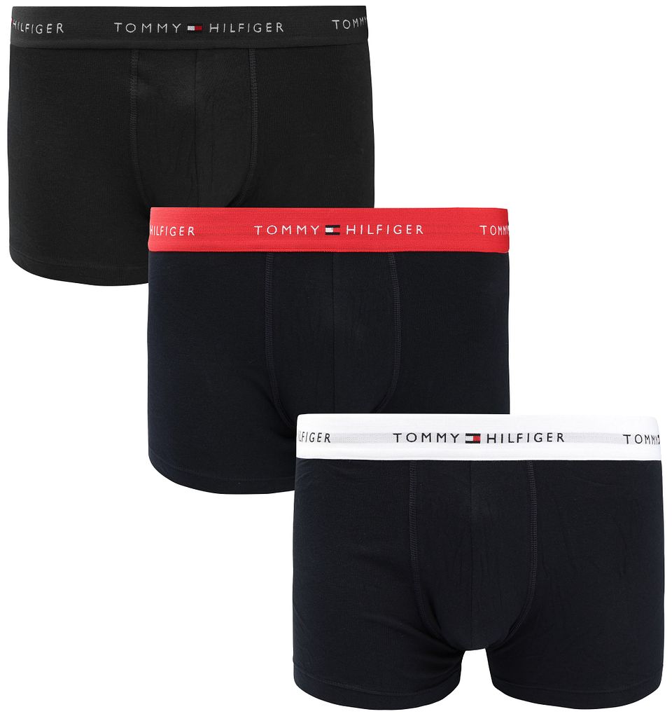Boxer Trunk 3-pack Multicolour Svart Mörkblå