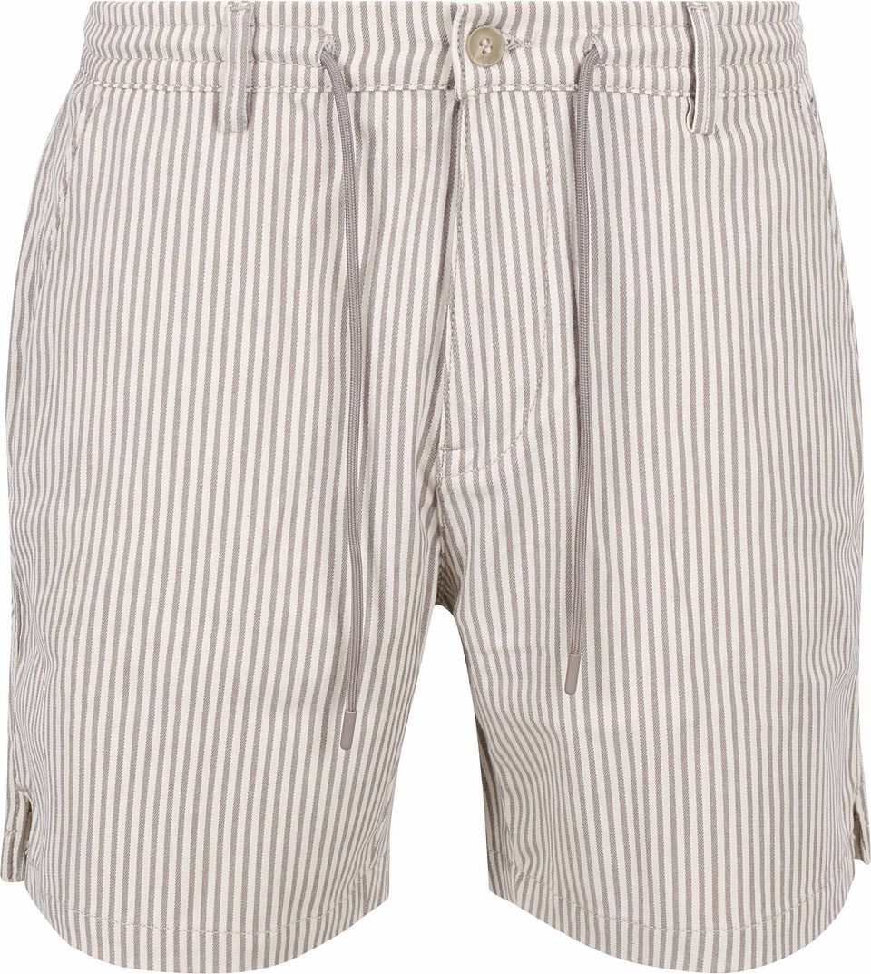 Relaxed Short Stripes Beige Storlek