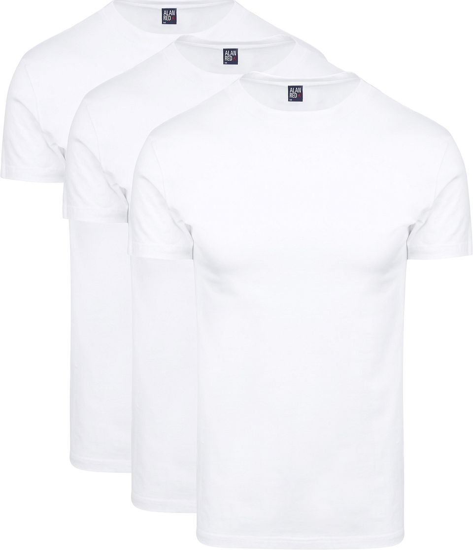 Oakville T-shirt (3-pack) Vit Storlek