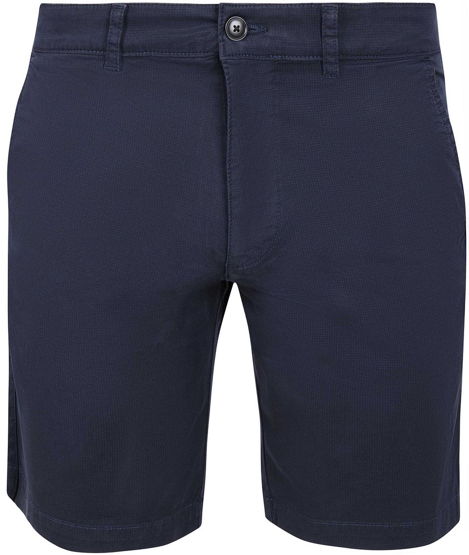 Chino Short Slim Marinblå Blå Mörkblå Storlek