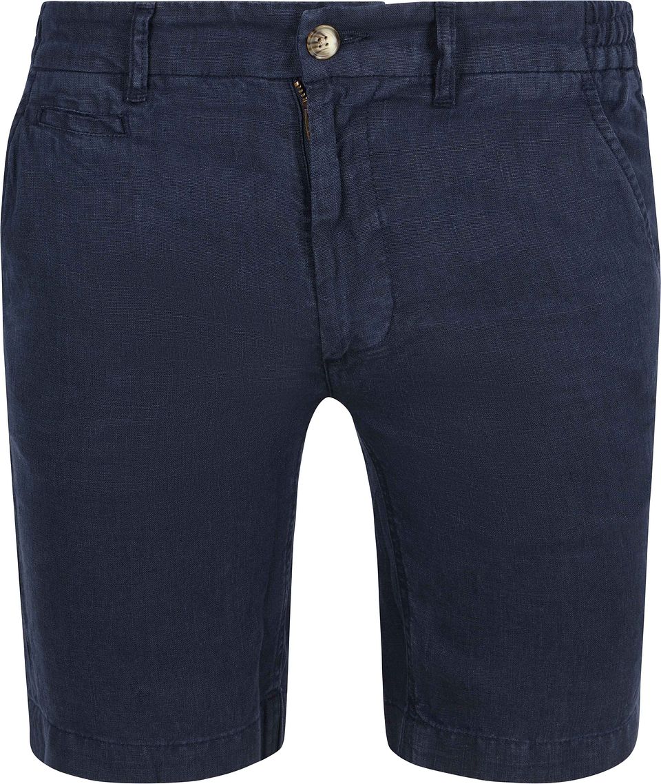 Milwau Short Linen Marinblå Blå Mörkblå Storlek