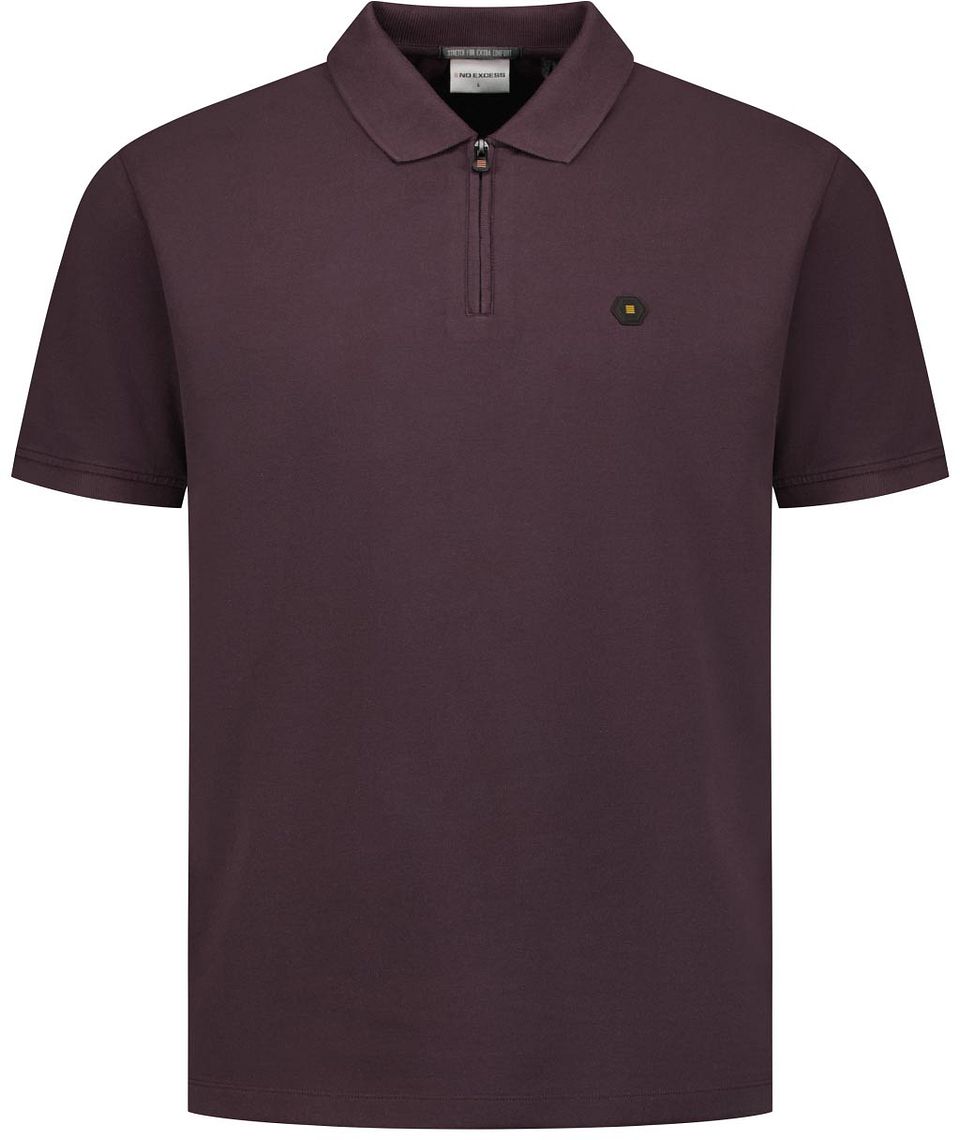 Halv Zip Polotröja Brun Storlek