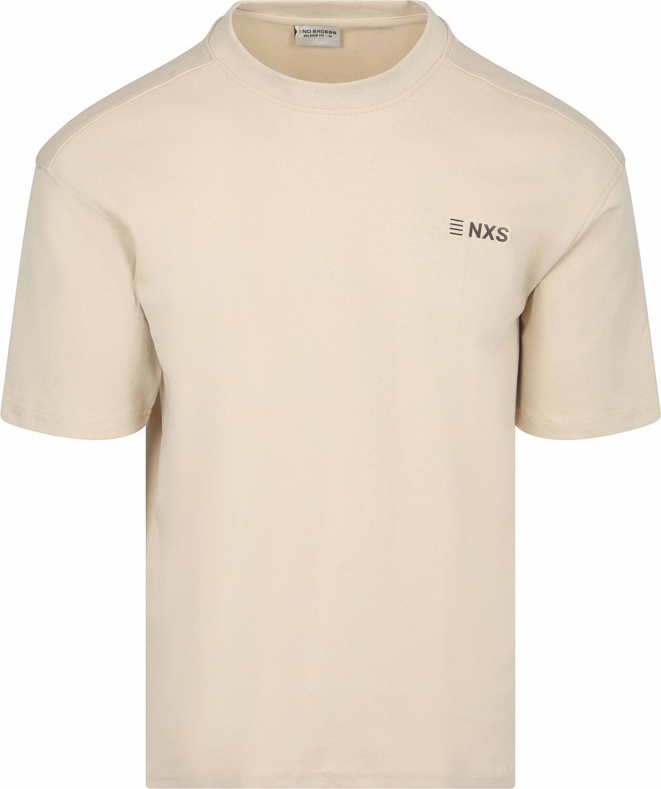 No-Excess Crewneck Med Grafiskt Tryck På Ryggen Off-White Storlek