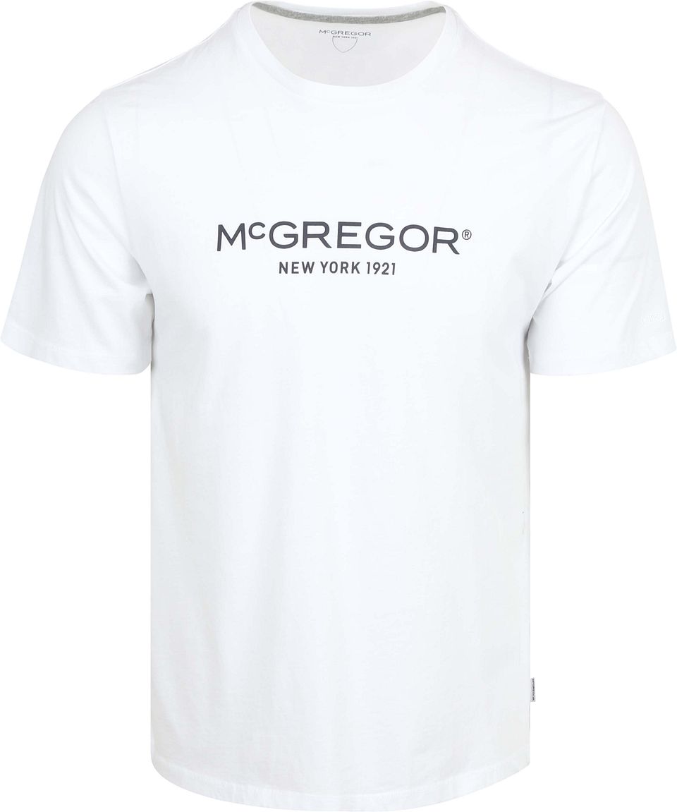 McGregor Essential T-Shirt Logo White MM261.1101.01-9000 order