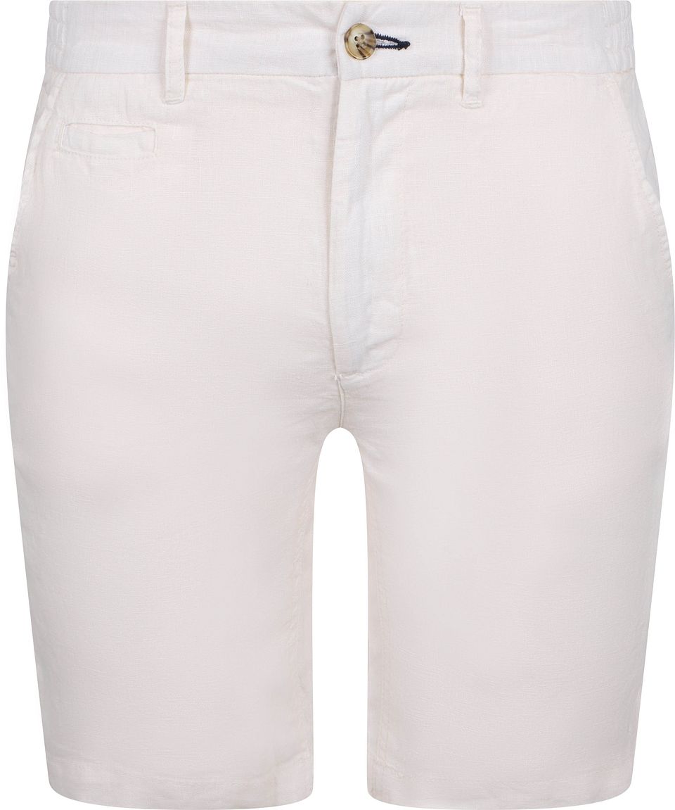 Milwau Short Linen Off-white Beige Off-White