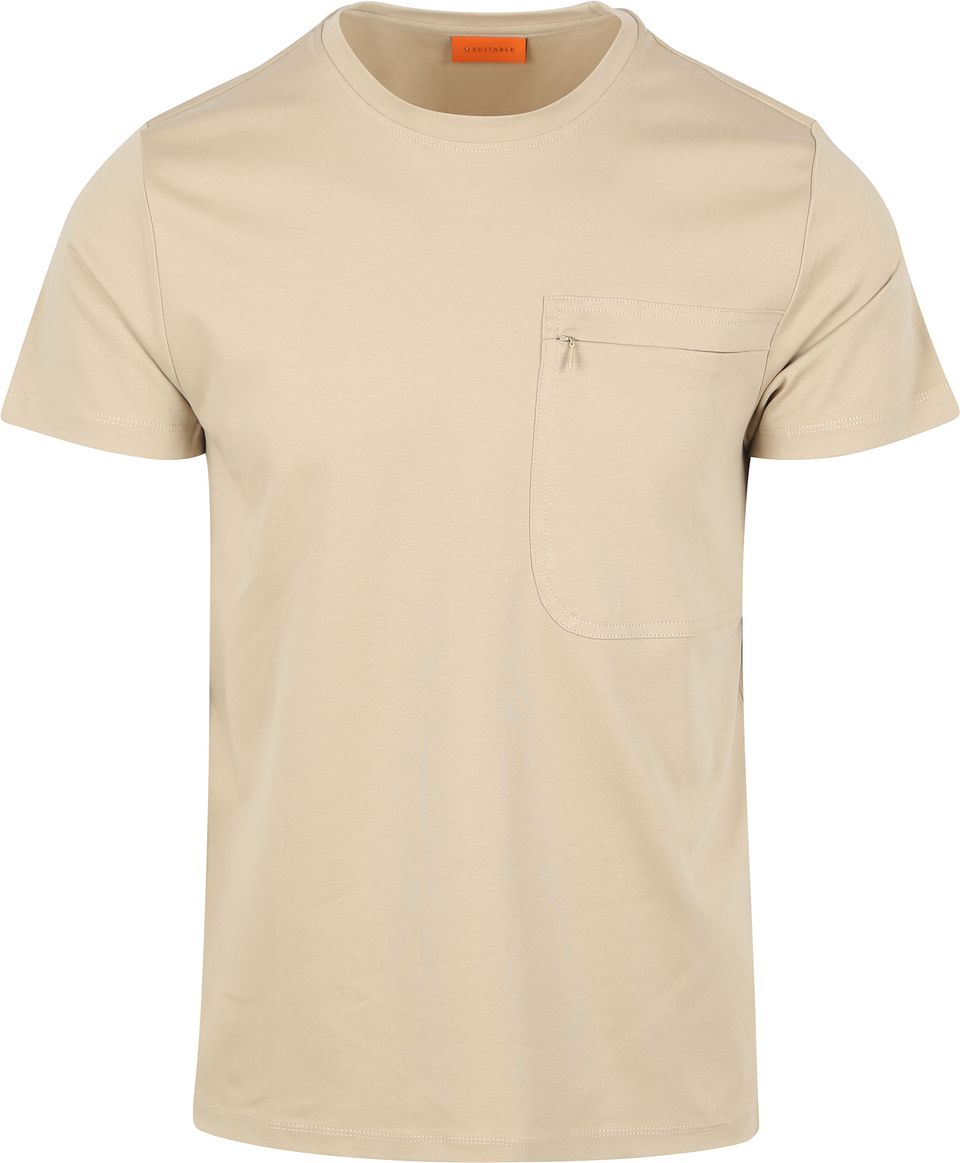T-shirt Sonny Pocket Beige Storlek