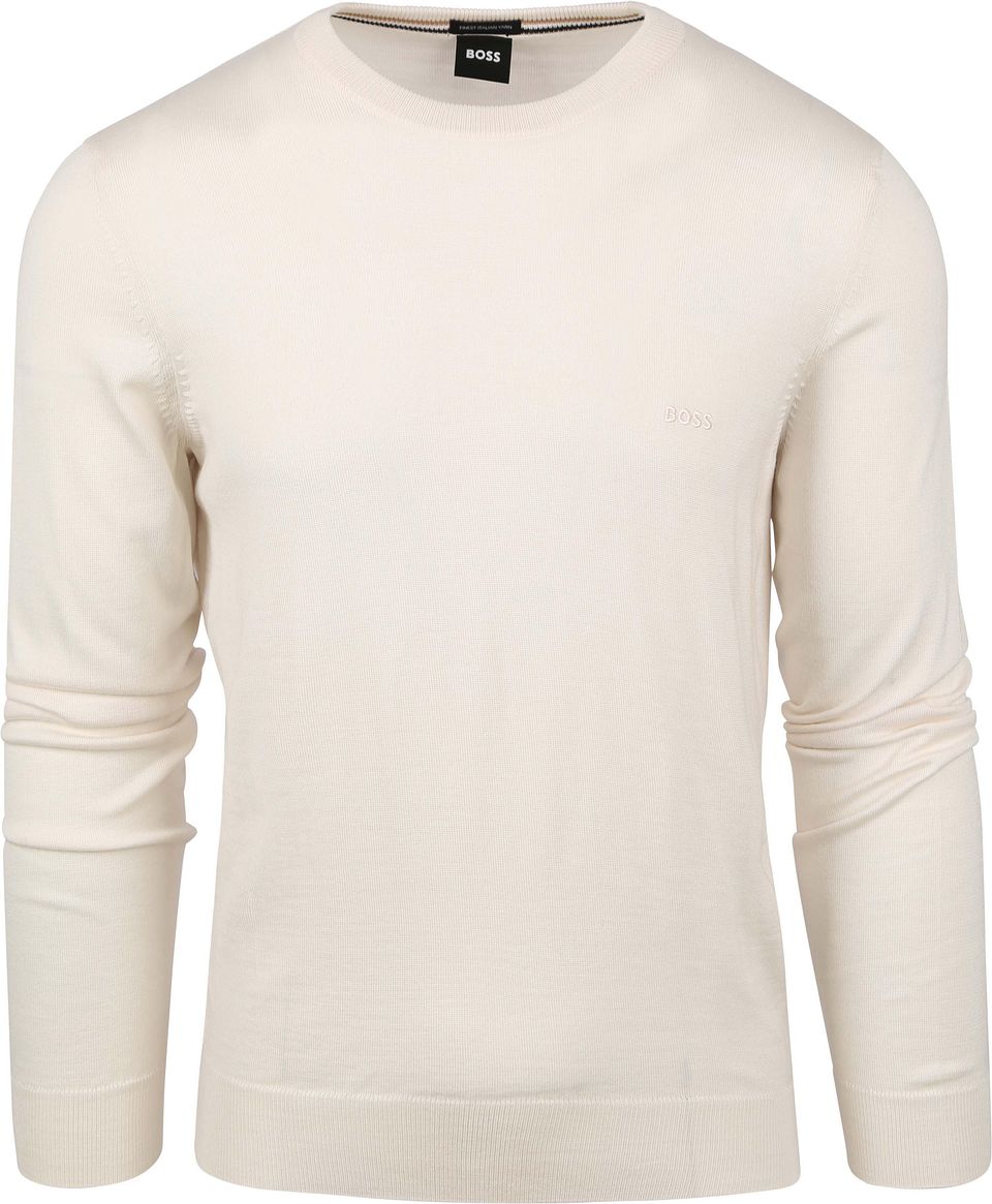 Tröja Botto Ull Kräm Off-White Vit Storlek