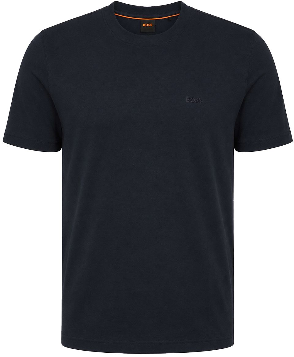 T-shirt Interlock Navy Blå Mörkblå Storlek