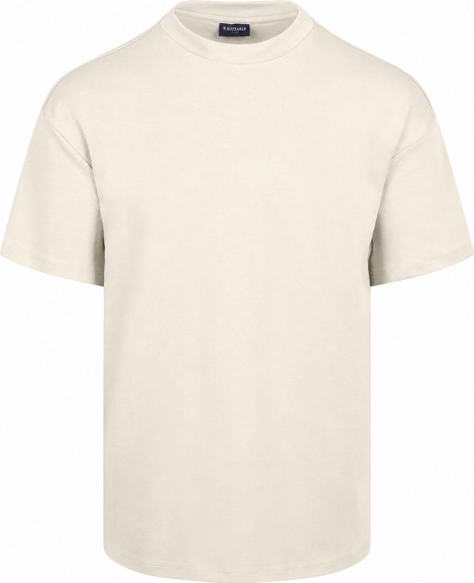 Rink T-shirt Heavy Jersey Ecru Beige Off-White Vit